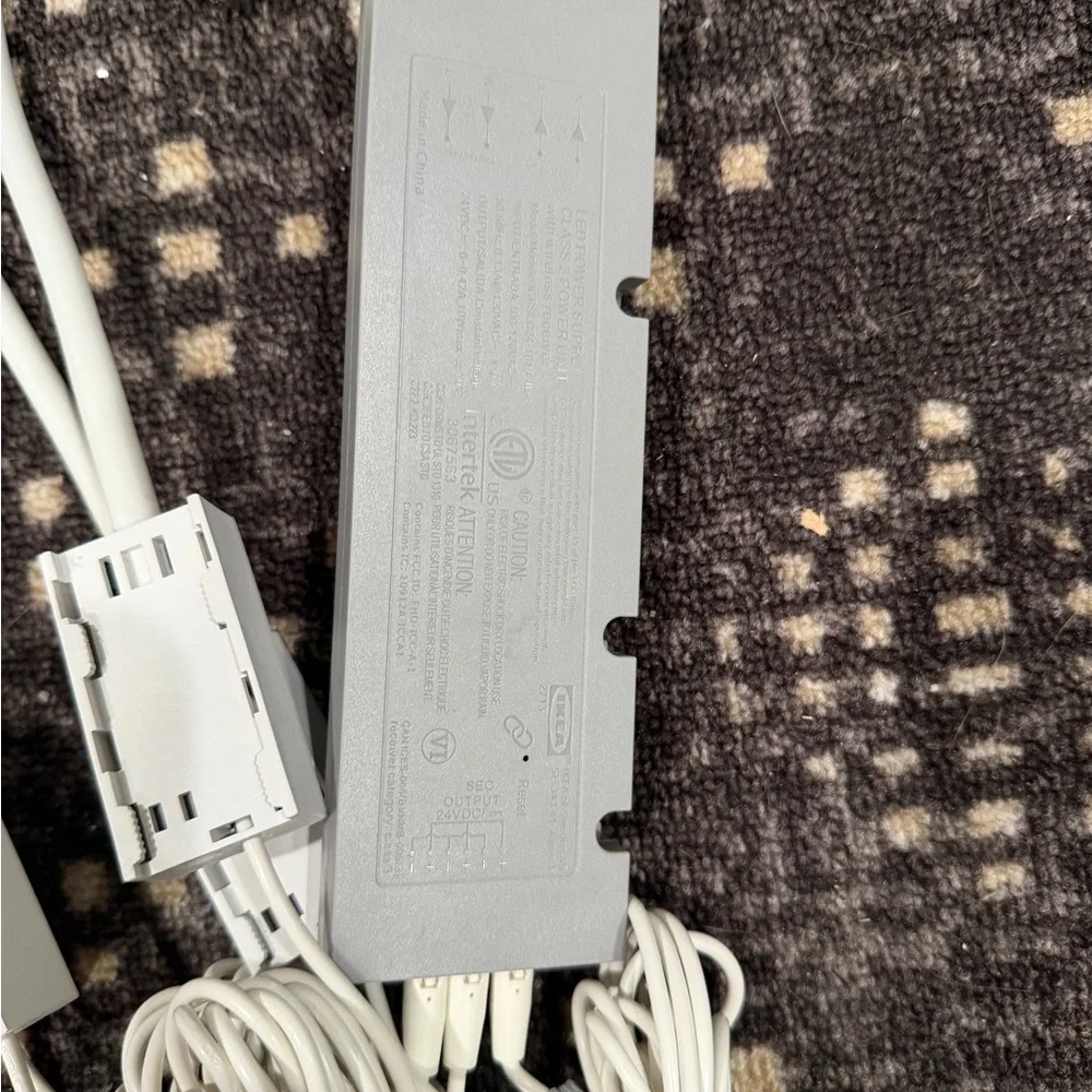 IKEA TRADFI Driver With 4 YTBERG Lights And ANSLUTA power Supply